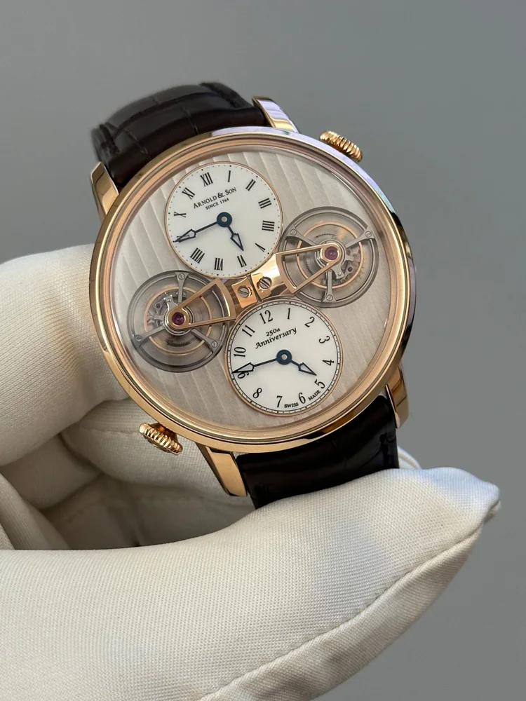 Arnold & Son DTE DOUBLE TOURBILLON ESCAPEMENT LE 28 pieces